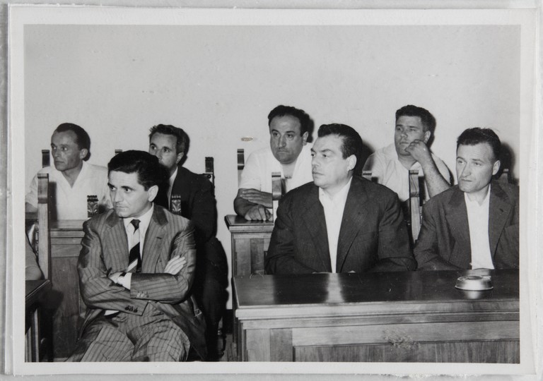 Poggibonsi, 18-19 luglio 1964, XX° anniversario della liberazione e conferimento ad Alcide Cervi della cittadinanza onoraria. Partecipanti alla cerimonia